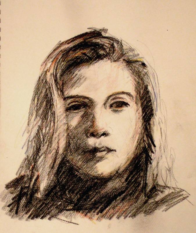 Portraitzeichnung von Alex Zwalen