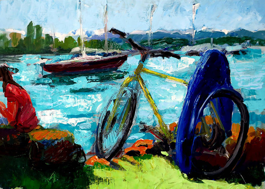 Mis Velo III, Ölbild von Alex Zwalen