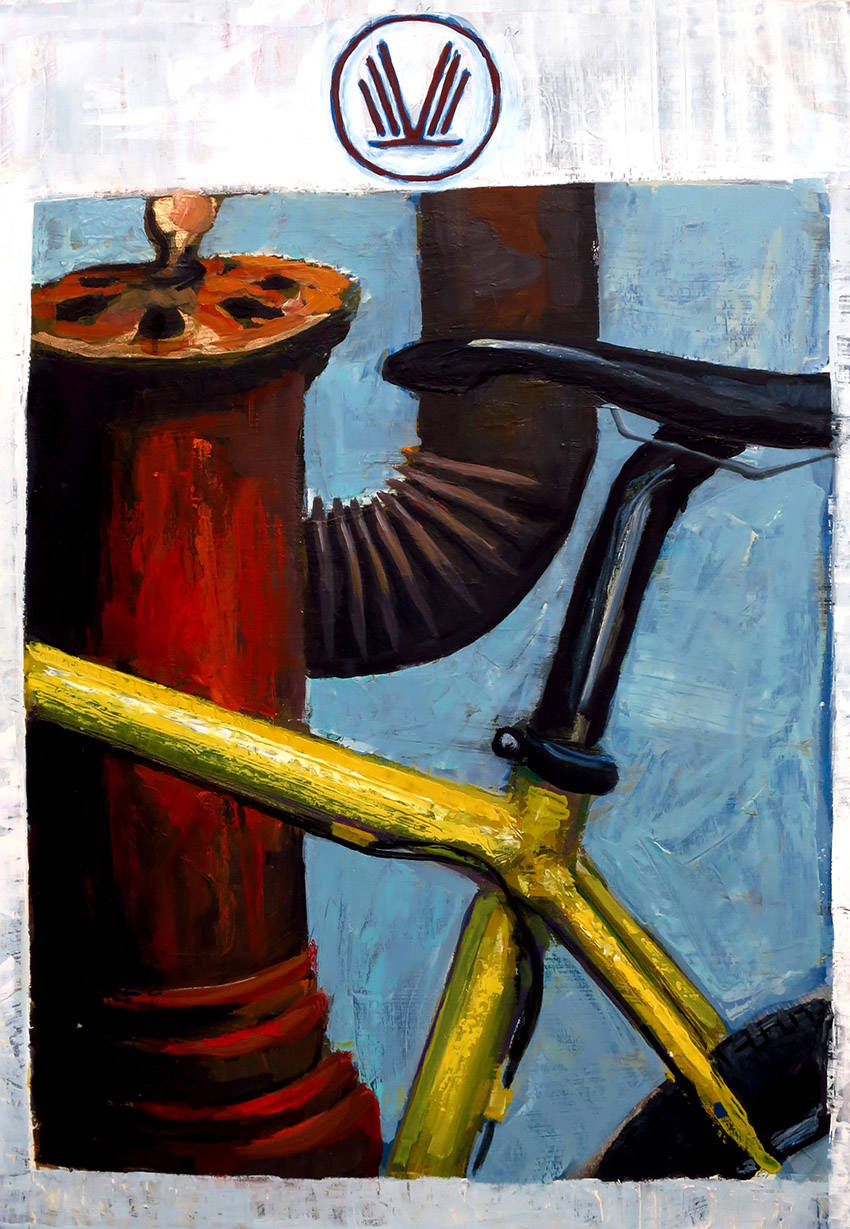 Mis Velo II, Ölbild von Alex Zwalen