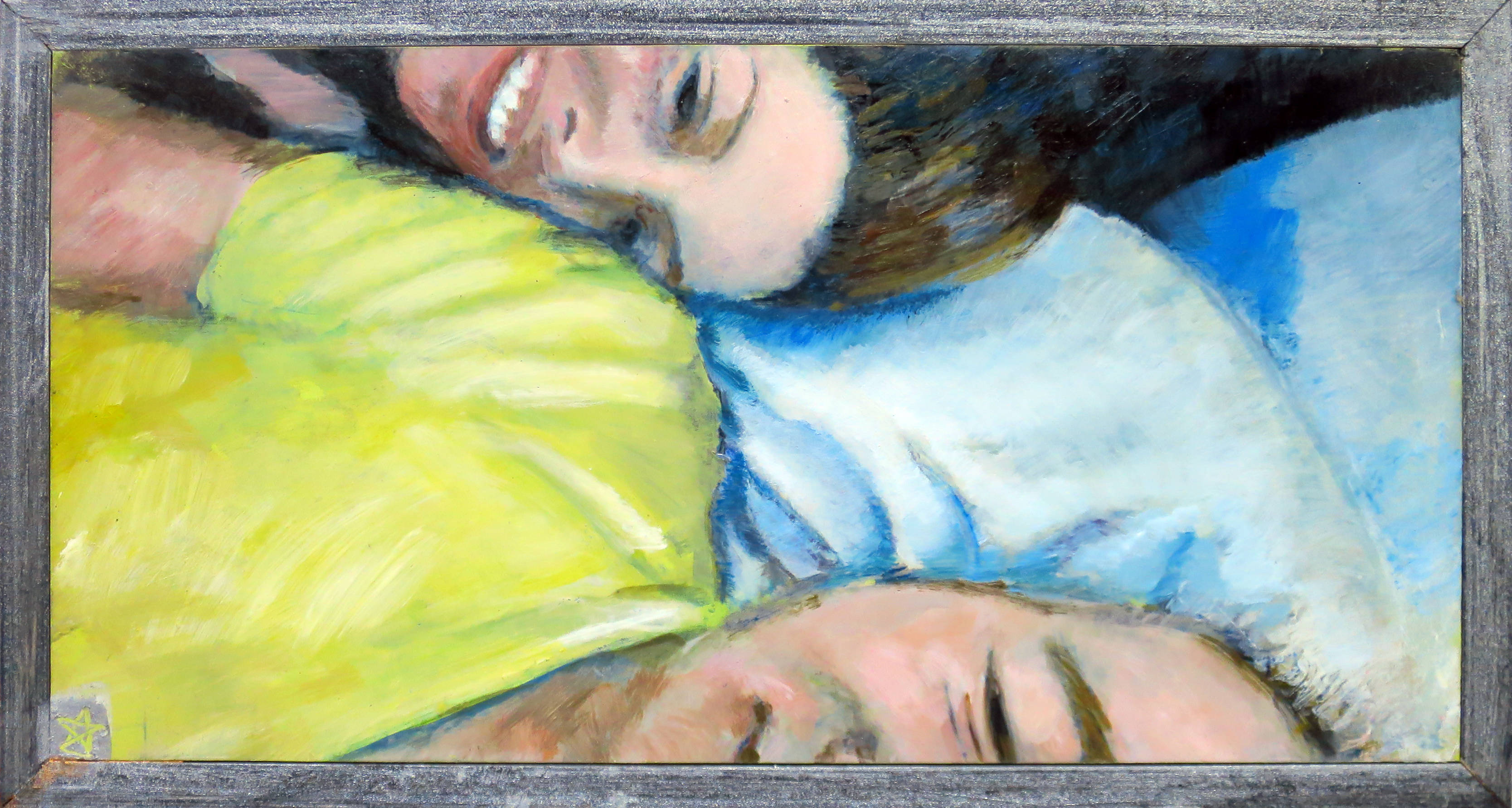 Ölportrait eines Ehepaars von Alex Zwalen