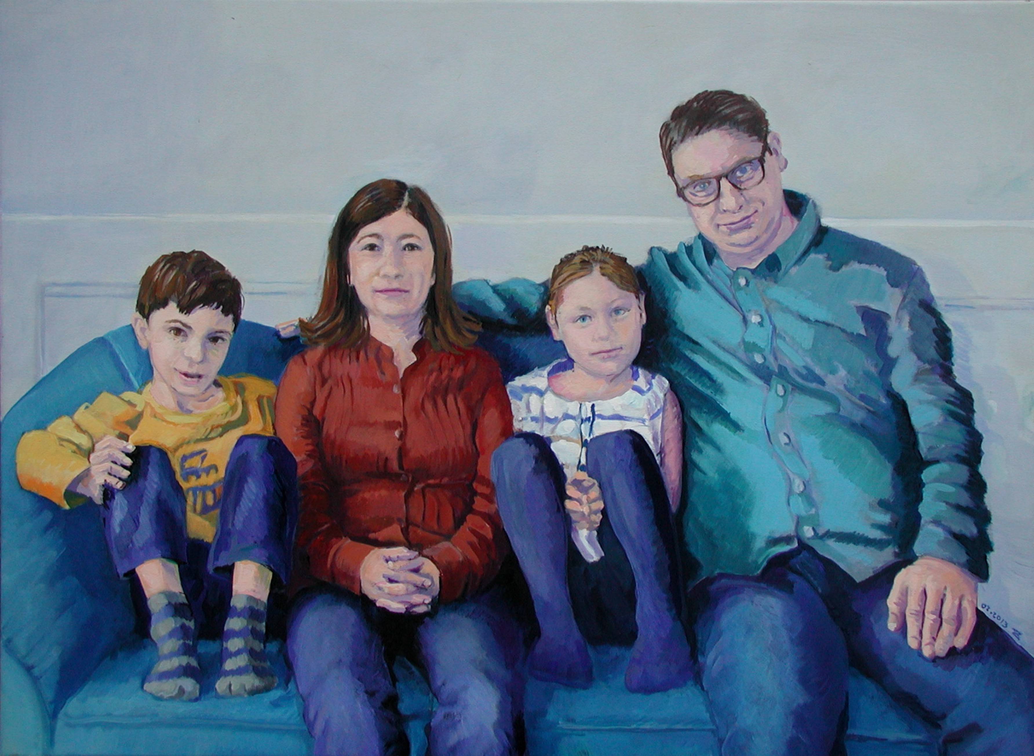 Familienportrait von Alex Zwalen